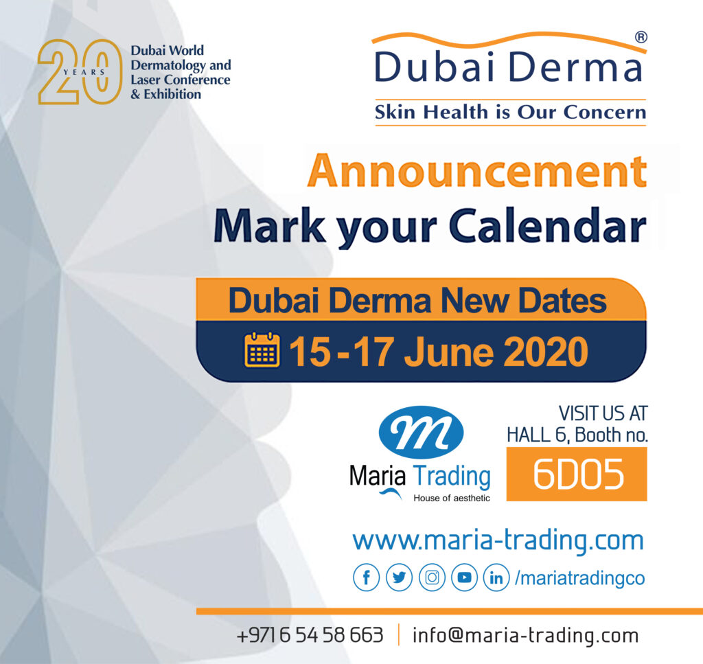 Dubai Derma 2020 / dermatology equipment in uae